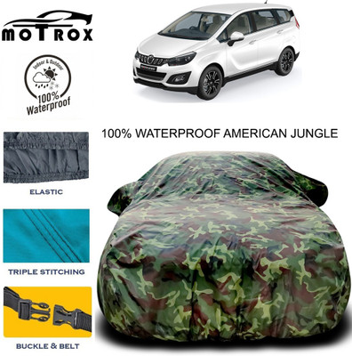 MoTRoX Car Cover For Mahindra Marazzo (With Mirror Pockets)(Green)