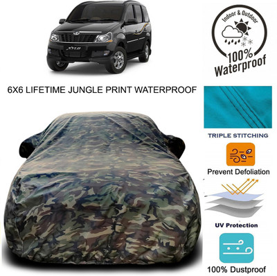 THE REAL ARV Car Cover For Mahindra Xylo (With Mirror Pockets)(Multicolor)