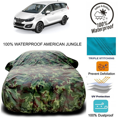 MoTRoX Car Cover For Mahindra Marazzo (With Mirror Pockets)(Multicolor)