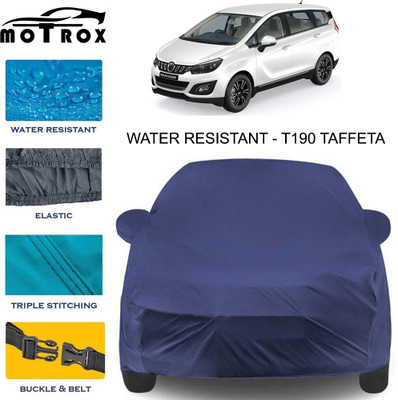 MoTRoX Car Cover For Mahindra Marazzo (With Mirror Pockets)(Blue)