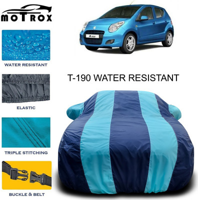 MoTRoX Car Cover For Maruti Suzuki A-Star (With Mirror Pockets)(Blue)