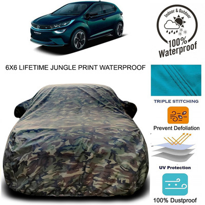 HAAMAR Car Cover For Tata Altroz EV (With Mirror Pockets)(Green)