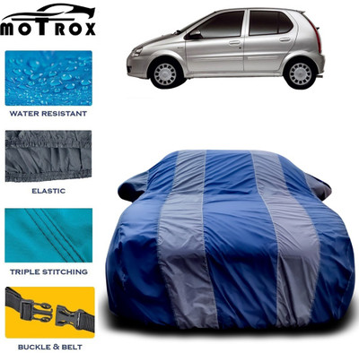 MoTRoX Car Cover For Tata Indica V2 (With Mirror Pockets)(Grey)