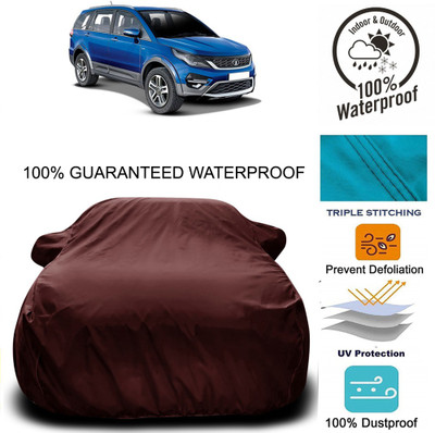 MoTRoX Car Cover For Tata Hexa (With Mirror Pockets)(Maroon)