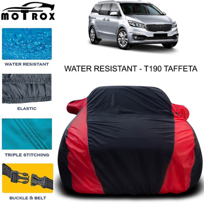 MoTRoX Car Cover For Kia Carnival (With Mirror Pockets)(Red)
