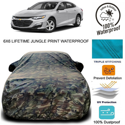 Gavya Car Cover For Chevrolet Cruze (With Mirror Pockets)(Green)