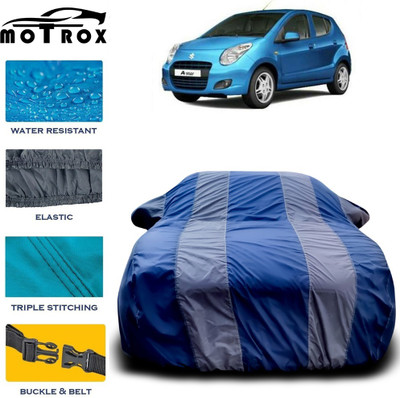 MoTRoX Car Cover For Maruti Suzuki A-Star (With Mirror Pockets)(Grey)