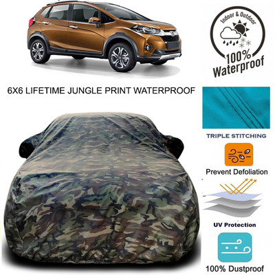 ProRox Car Cover For Honda WR-V (With Mirror Pockets)(Green)