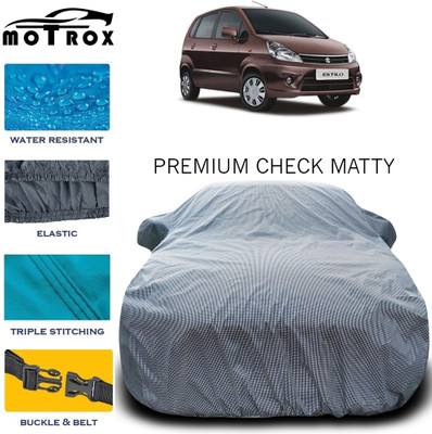 MoTRoX Car Cover For Maruti Suzuki Zen Estilo (With Mirror Pockets)(Grey)