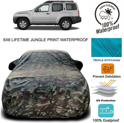 Gavya Car Cover For Nissan Xterra (With Mirror Pockets)(Green)
