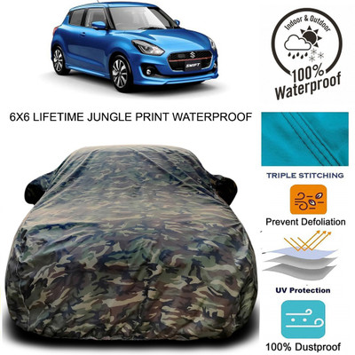 Elegance Car Cover For Maruti Suzuki Swift RS(Green)