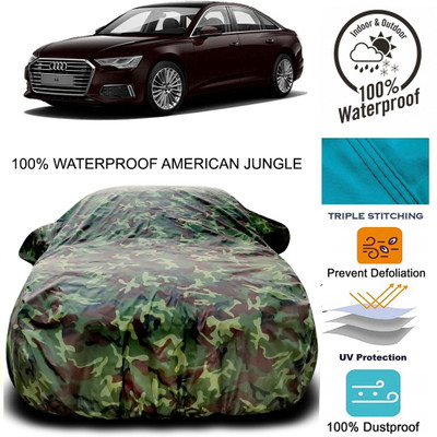 Gavya Car Cover For Audi A6 (With Mirror Pockets)(Multicolor)