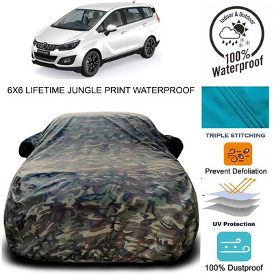 MoTRoX Car Cover For Mahindra Marazzo (With Mirror Pockets)(Green)