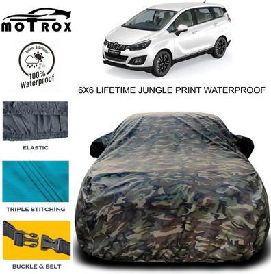 MoTRoX Car Cover For Mahindra Marazzo (With Mirror Pockets)(Green)