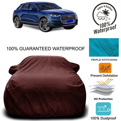 MoTRoX Car Cover For Audi Q3 (With Mirror Pockets)(Maroon)