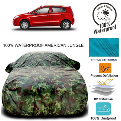 THE REAL ARV Car Cover For Chevrolet Sail UVA (With Mirror Pockets)(Multicolor)