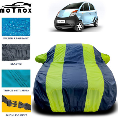 MoTRoX Car Cover For Tata Nano (With Mirror Pockets)(Green)