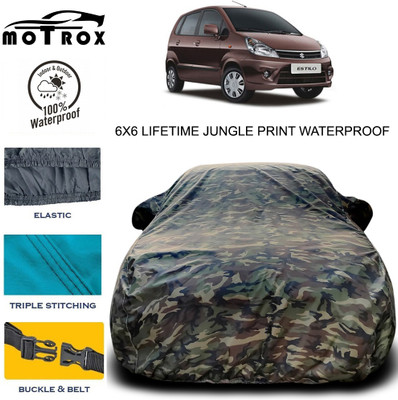 MoTRoX Car Cover For Maruti Suzuki Zen Estilo (With Mirror Pockets)(Green)