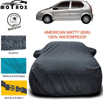 MoTRoX Car Cover For Tata Indica V2 (With Mirror Pockets)(Grey)