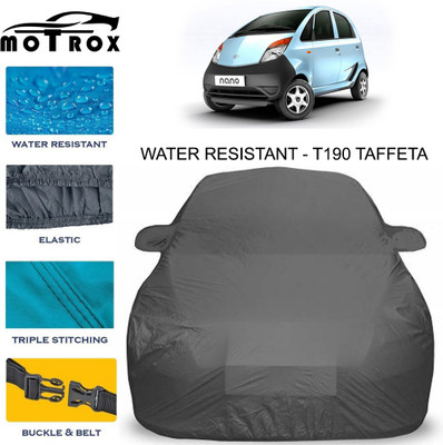 MoTRoX Car Cover For Tata Nano (With Mirror Pockets)(Grey)