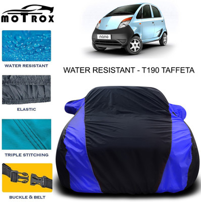 MoTRoX Car Cover For Tata Nano (With Mirror Pockets)(Blue)