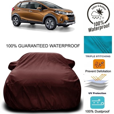 THE REAL ARV Car Cover For Honda WR-V (With Mirror Pockets)(Maroon)