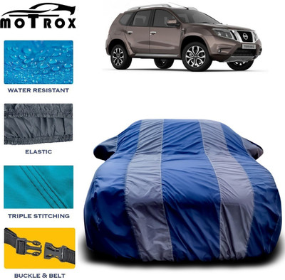 MoTRoX Car Cover For Nissan Terrano (With Mirror Pockets)(Grey)