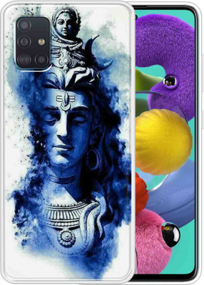 eBoggy Back Cover for Samsung Galaxy A51(Blue, White, Dual Protection, Silicon, Pack of: 1)