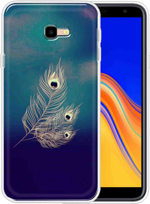 eBoggy Back Cover for Samsung Galaxy J4 Plus(Blue, Dual Protection, Silicon, Pack of: 1)