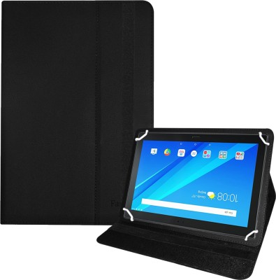 Fastway Flip Cover for Lenovo Tab 4 10.1 inch(Black, Cases with Holder, Pack of: 1)