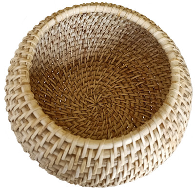 Das Departmental Store Bamboo Fruit & Vegetable Basket(Brown)