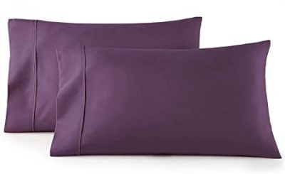 CCWB Cotton Pillows Cover(Pack of 2, 68.58 cm*45.72 cm, Purple)