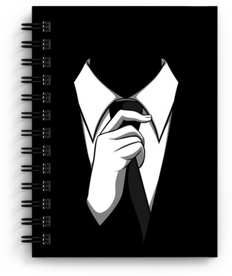 DI-KRAFT Handmade Diary A5 Diary Unruled 160 Pages(Black and White)