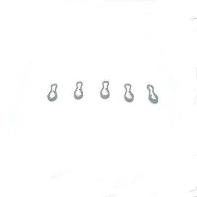 JUST ONE CLICK 1 cm swivel Fly Fishing Snap Swivel(Set of  5)