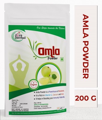 Jiya Herbal Amla Indian Gooseberry (Emblica Officinallis) Powder For Hair Growth & Skin Care(200 g)