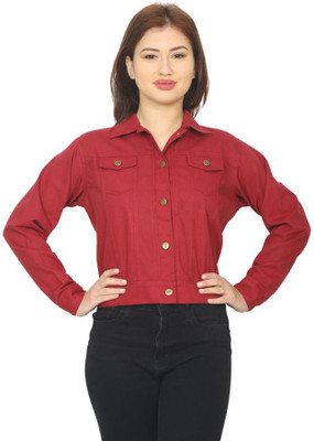 Trend Attire Full Sleeve Solid Women Denim Jacket