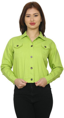 RASHMI FASHION Full Sleeve Solid Women Denim Jacket