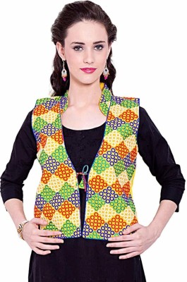 Vastraa Fusion Sleeveless Embroidered Women Jacket