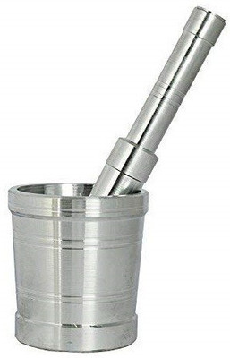 Redific Rajkot Model Mortar & Pestle Khal Batta Ohkli Khalbatta Spice Masher Mixer Grinder Set For Rs. 184 @ 62% off