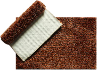 Flooring India Microfiber Bathroom Mat(Coffee, Medium)