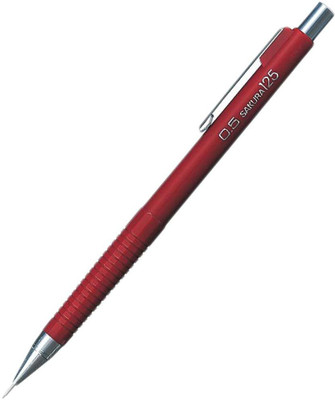 SAKURA Cushioning Point Mechanical Pencil - 0.5 mm Pencil(Set of 1, Red)
