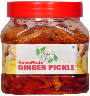 Natural Diet Maa Ke Hath Ka HomeMade Ginger Pickle Traditional Punjabi Flavor Tasty & Spicy 500gm You are Being Served Mothers Love Ginger Pickle(500 g)