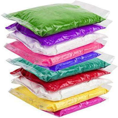 Riddhi Golden Line Pack of 10 Rangoli Powder(Multicolor)