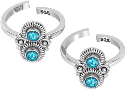 jsaj Sterling Silver Zircon Sterling Silver Plated Toe Ring