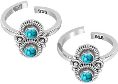 jsaj Sterling Silver Zircon Sterling Silver Plated Toe Ring