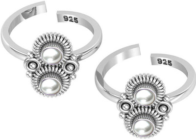 jsaj Sterling Silver Zircon Sterling Silver Plated Toe Ring