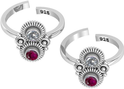 jsaj Sterling Silver Zircon Sterling Silver Plated Toe Ring