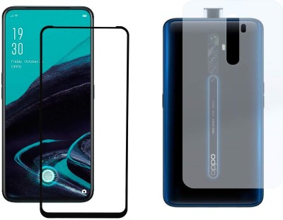 Casesily Front and Back Tempered Glass for OPPO Reno 2(Pack of 2)