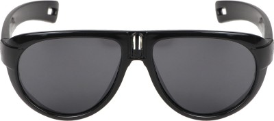 GANSTA Aviator Sunglasses(For Boys & Girls, Black)