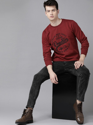 Full Sleeve Printed Men Sweatshirt 